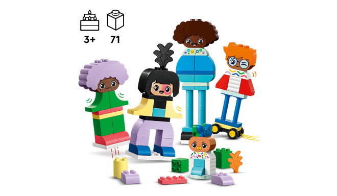 LEGO DUPLO Suurte emotsioonidega kokkupandavad inimesed