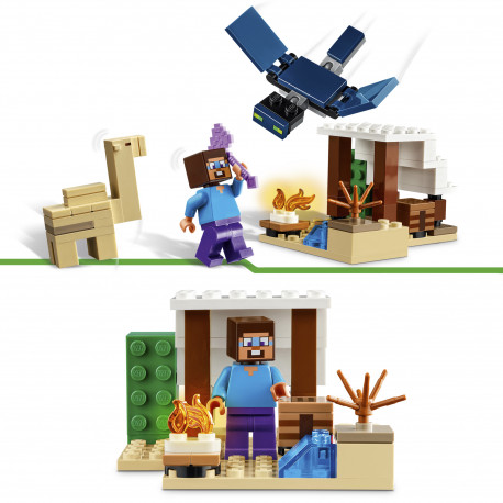 LEGO Minecraft Steve’i kõrbeekspeditsioon