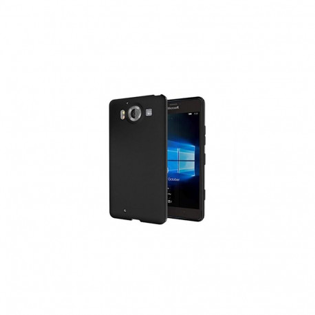Kaitseümbris Microsoft Lumia 950, kummist, matt disain, must