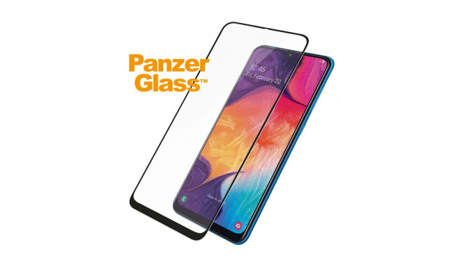 Ekraanikaitseklaas Samsung Galaxy A30 / A30s / A50 / A50s, ümbrisesõbralik, must, PanzerGlass