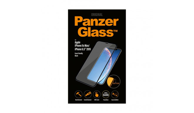 Ekraanikaitseklaas Apple iPhone 11 Pro Max / Xs Max, ümbrisesõbralik, must, PanzerGlass