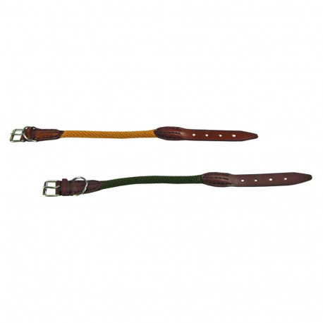 Collar FOREST 55cm x 15 mm, green