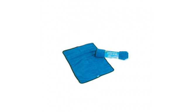Dog bath towel microfiber 100x70cm blue