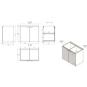 Minikitchen with sink and dual plate