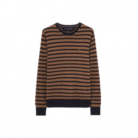 Tommy Hilfiger Fine Gauge Merino Tipped C Neck Sweater M MW0MW25410 (M)