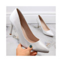 Sergio Leone W SK428A silver high heels (40)