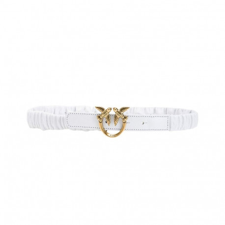 Pink Love Ruffle H2 Sheep Nappa women's belt 100823A0F2 (S)