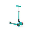 3-wheel scooter Globber Foldable Lights Emerald Green Jr 437-107