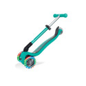 3-wheel scooter Globber Foldable Lights Emerald Green Jr 437-107