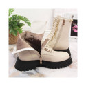 Leather ankle boots with a chain insulated Artiker W HBH40 (37)