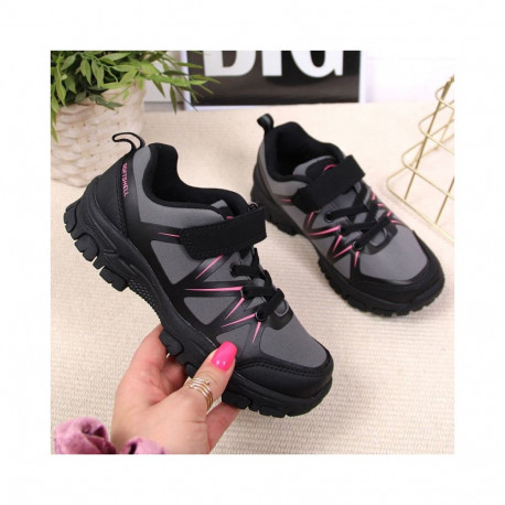 American Club Jr AM902A Velcro Hiking Shoes Gray (33)