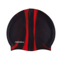 Crowell Multi-Flame-01 silicone swimming cap