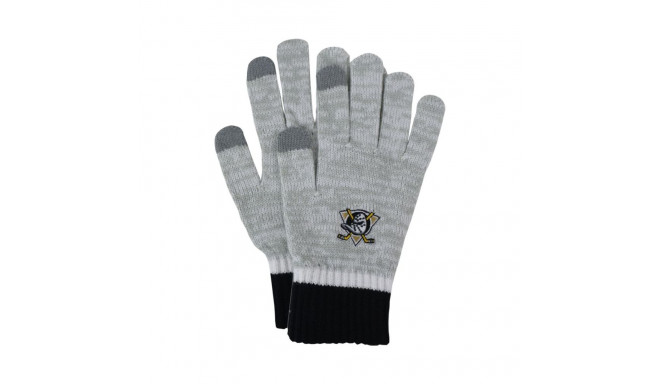 47 Brand NHL Anaheim Ducks Deep Zone Gloves H-DPZON25ACE-GY (One size)