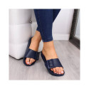 Beach slippers Big Star W FF274A388 navy blue (36)