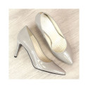 Pumps on a stiletto heel lacquered Juma W CIT2565J gray (38)