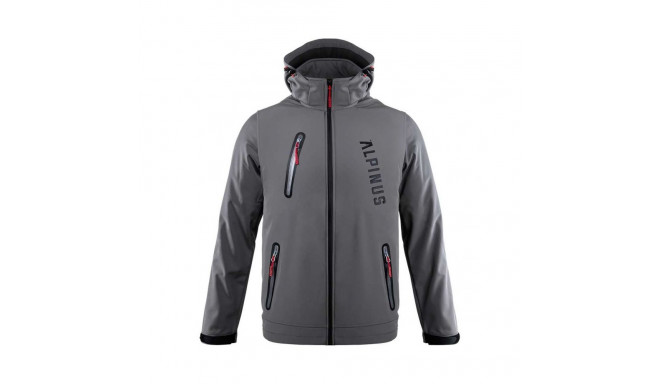 Alpinus Denali softshell jacket gray M BR43386 (S)