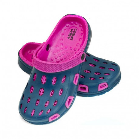 AquaSpeed clogs Silvi col 49 (31), pink/navy blue