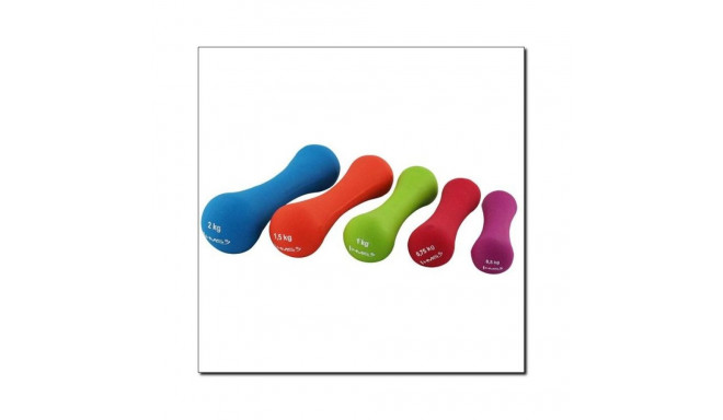 Neoprene coated cast iron weight 0.75kg 17025