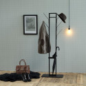 Coat rack VINSON 56x28xH165cm, black