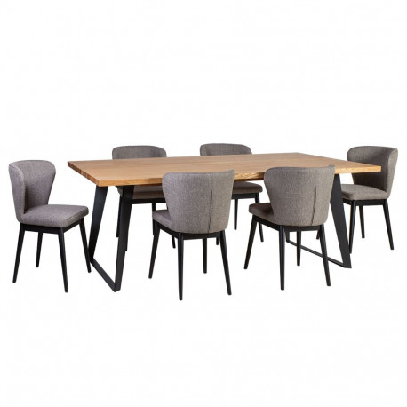 Dining set LISBON table and 6 chairs