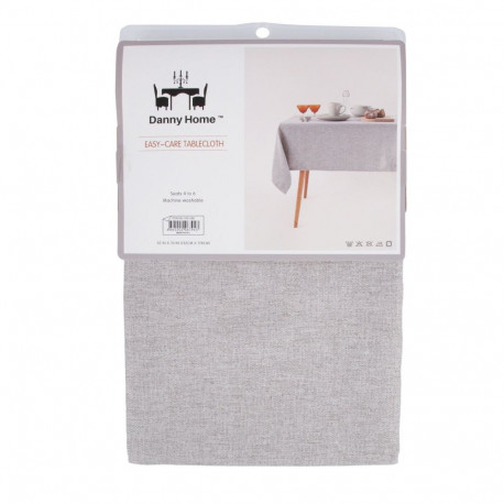 Tablecloth EASY CARE 140x180cm, light grey