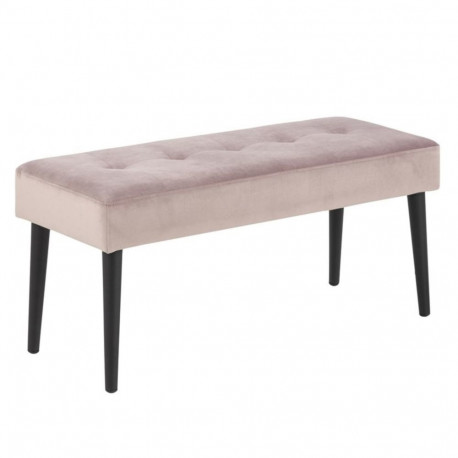 Pink GLORY 38x95xH45cm, vanaroosa samet, jalad: metall