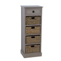 Cabinet with basket drawers KENT 40x33xH108cm