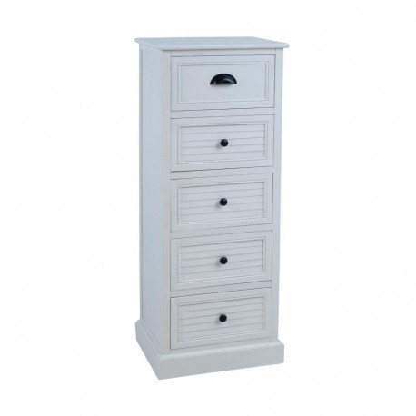 Cabinet MELDON 45x35xH116.5cm, white