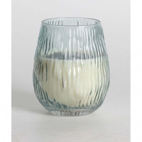 Scented candle in glass NATURE GREEN H10,8cm, Southern Night