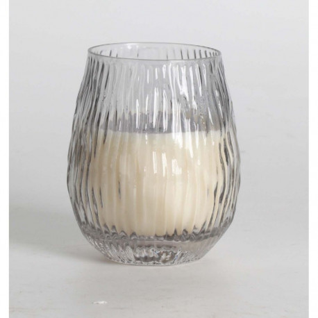 Scented candle in glass NATURE GREEN H10,8cm, Northern Forest