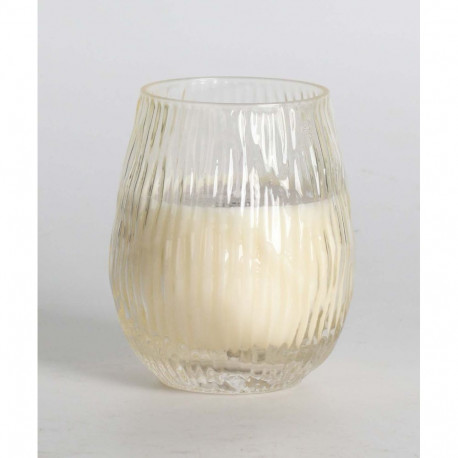 Scented candle in glass NATURE GREEN H10,8cm, Fresh Aromatic