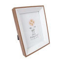 Photo frame DECOR, 20x25cm, white/wood