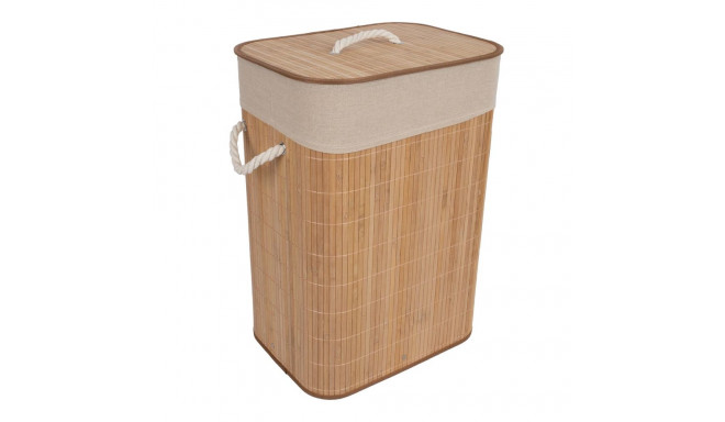 Pesukast MAX BAMBOO 40x30xH57cm, kaanega, bambusest