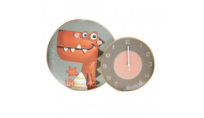 Wall clock FUN DRACO with a picture 40x60cm