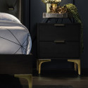 Nightstand POEM dark brown