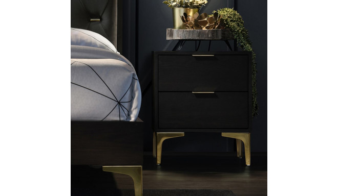 Nightstand POEM dark brown