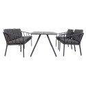 Garden furniture set KAHLA table, sofa, 2 chairs