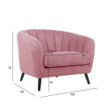 Armchair MELODY pink