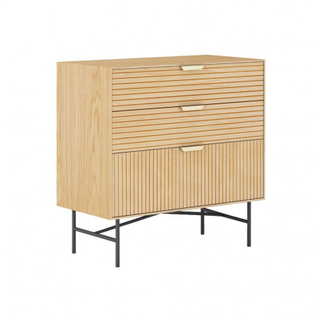 Kumode BASSEL 80x40xH80cm, 3D melamins