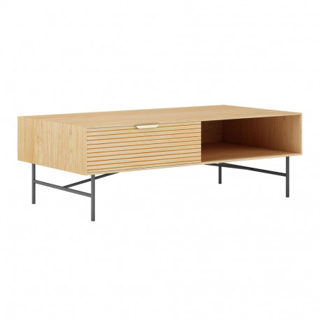 Coffee table BASSEL 120x60xH40cm, 3D melamine