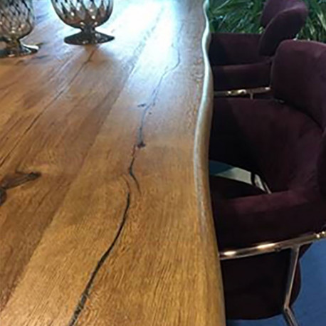 Dining table ROTTERDAM 220x100xH75cm, oak