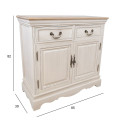 Sideboard SAMIRA 85x39xH82cm, antique white