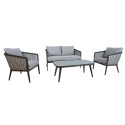 Garden furniture set MARIE table, sofa, 2 chairs