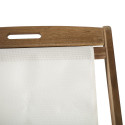 Deck chair FINLAY white