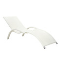 Deck chair MERIDIAN white