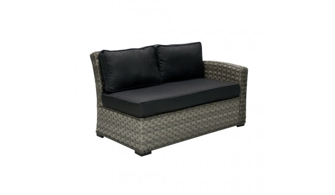 Mooduldiivan GENEVA 2-kohaline 132x81xH78cm, parema käetoega, hall