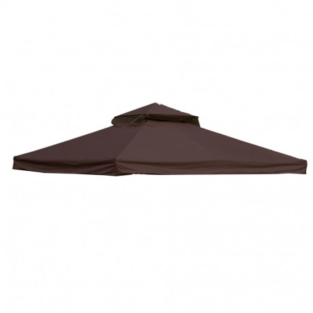 Roof cover for gazebo LEGEND 2,91x2,91m, brown
