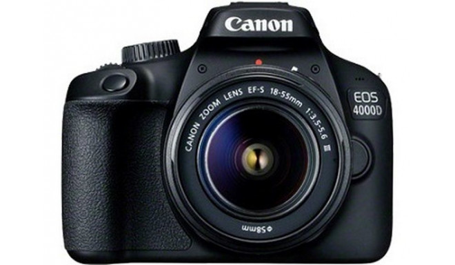 Canon EOS 4000D + obiektyw EF-S 18-55 DC III