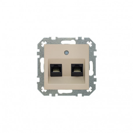 IKL-002-01.R/ONC COMPUTER SOCKET 2XRJ45