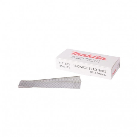 BRAD 18GA 1.2x25mm 5000 tk